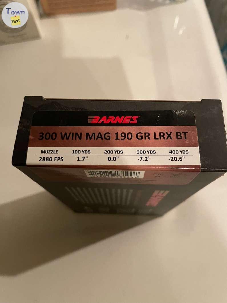 Photo of Barnes VOR-TX Long Range 300 Win Mag 190Gr LRX BT, 20 rds/Box