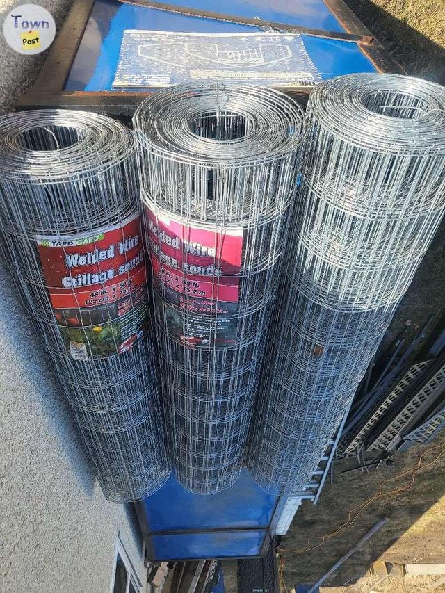 Photo of 4 ft x 50ft welded wire rolls.