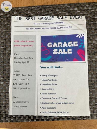 Photo of Garage Sale vintage items , pictures, frames , t - 1