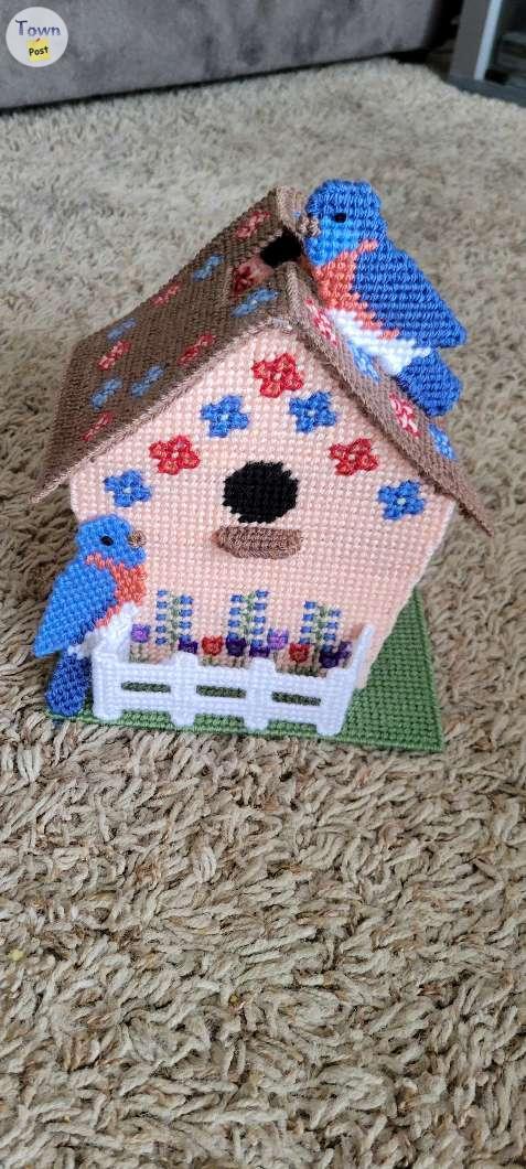 Photo of Bird house tissue box cover 