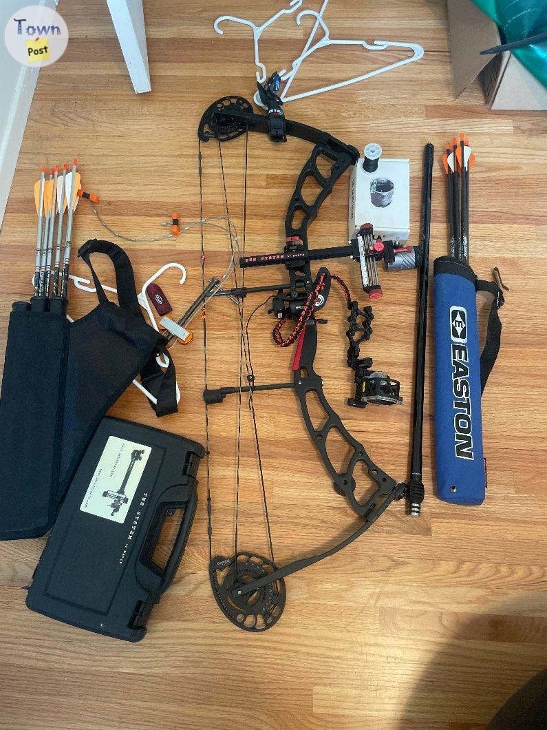 Photo of Bowtech Compound Bow with accessories 