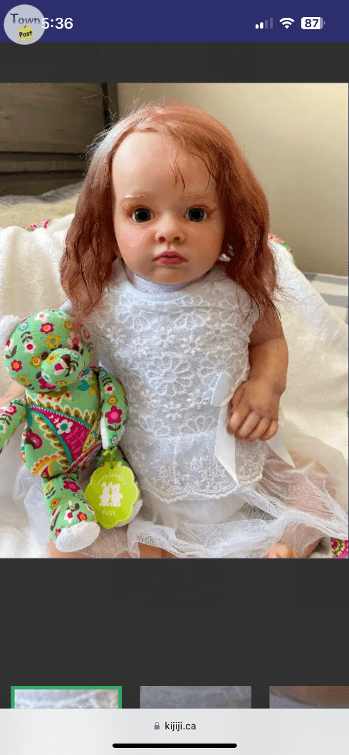 Photo of NEW Limited Edition reborn toddler doll Tutti 