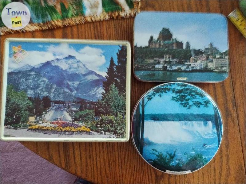 Photo of Set of 3 vintage tins