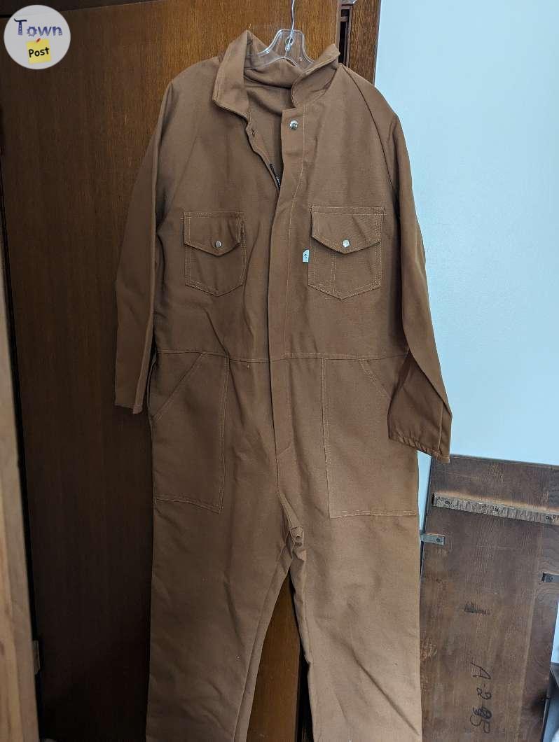 Photo of Brown duck coveralls 