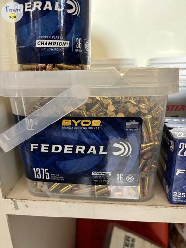 Photo of Federal 22 ammo 1375 rounds - 1