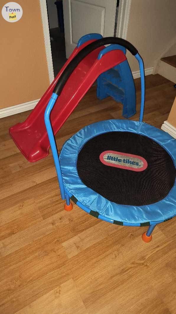 Photo of Toddler trampoline and slide