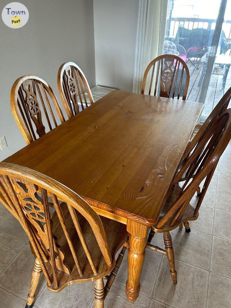 Photo of FREE wooden kitchen table