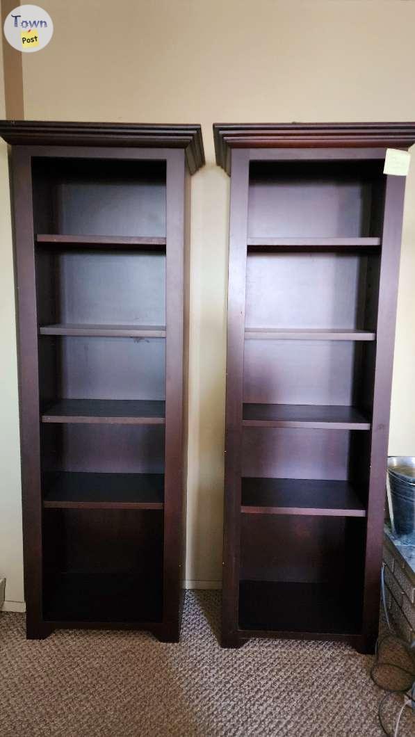 Photo of shelving units