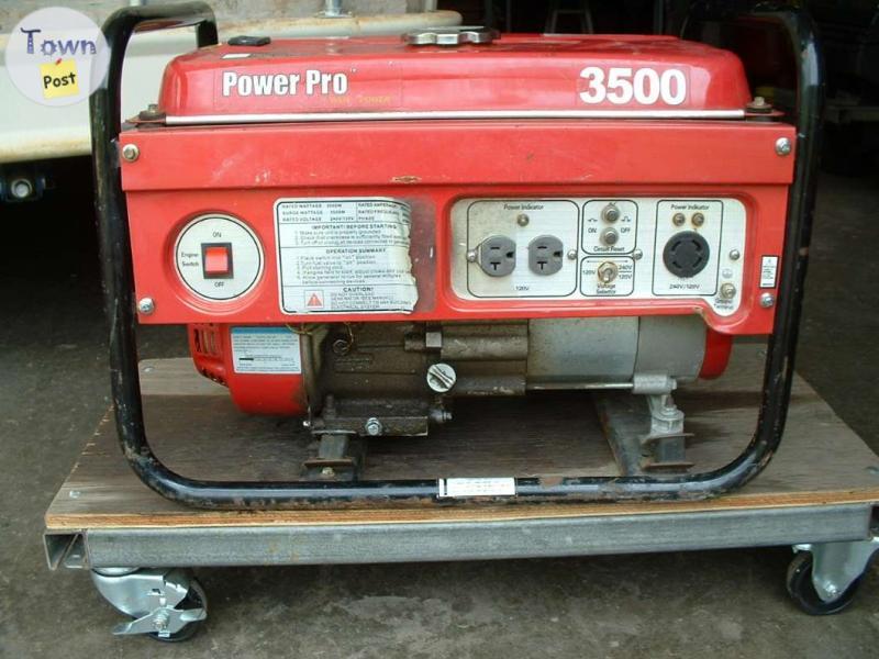 Photo of 3500 watt generator