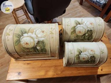 Photo of Three Unique Hand Paint Treasure Chest - 1