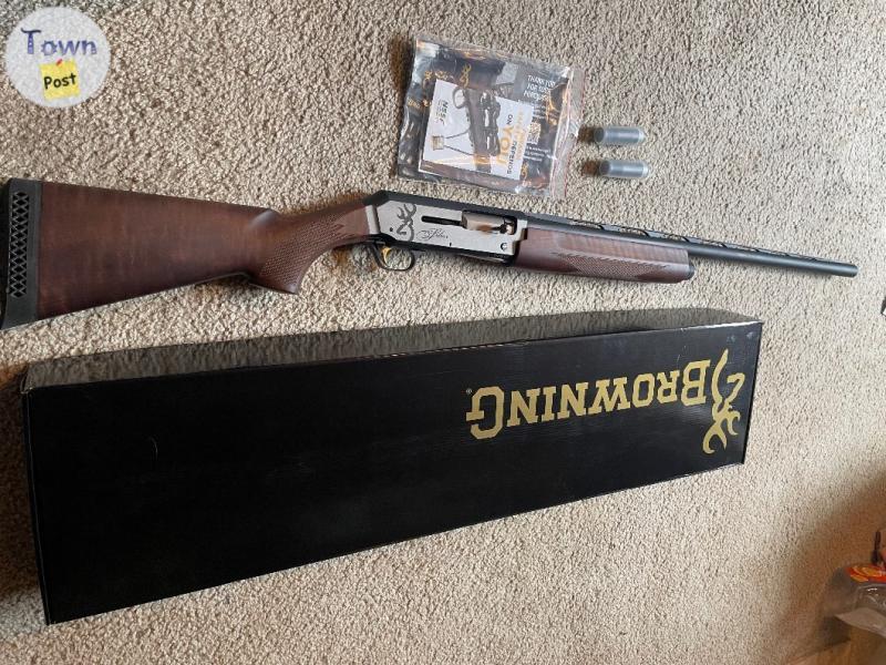 Photo of 12 Gage Browning Semi Automatic- Silver Elk Edition 