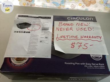 Photo of BRAND NEW CIRCULON ROASTER WITH SERVING RACK LIFETIME WARRANTY - 2