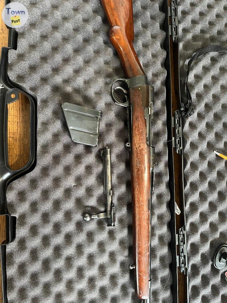 Photo of 1940 sporterized lee enfield. 