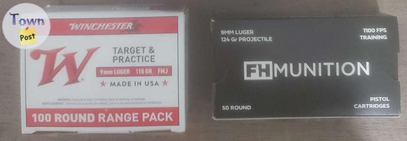 Photo of FH Munition 9mm and Winchester Ammunition 9mm for sale