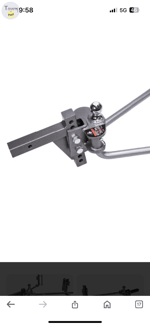 Photo of Husky Anti sway hitch for a lifted truck 