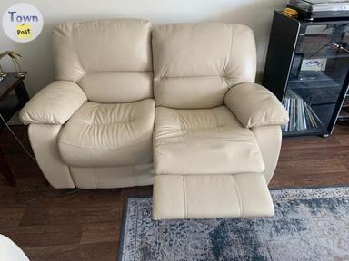 Photo of Leather recliner Love seat  - 2