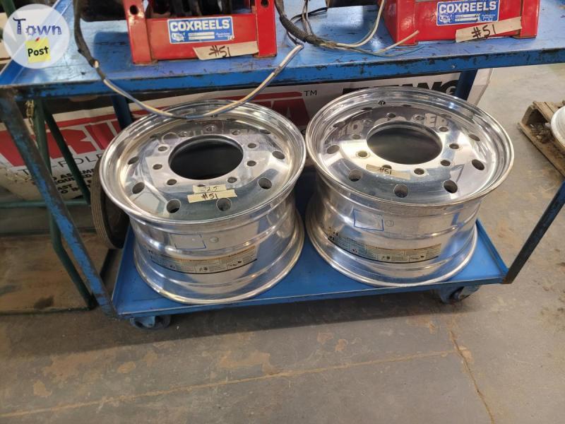 Photo of 2 New Alcoa wide base truck rims