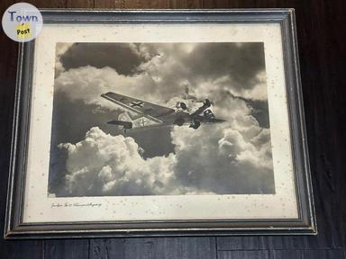 Photo of WW2 Framed Photos of German Air Force plane - 1