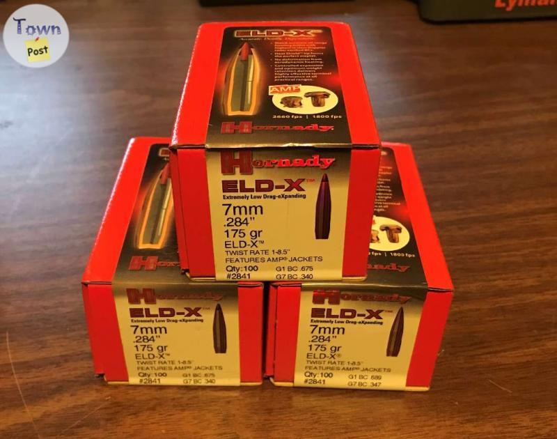 Photo of Hornady 7MM 175 ELDX Bullets