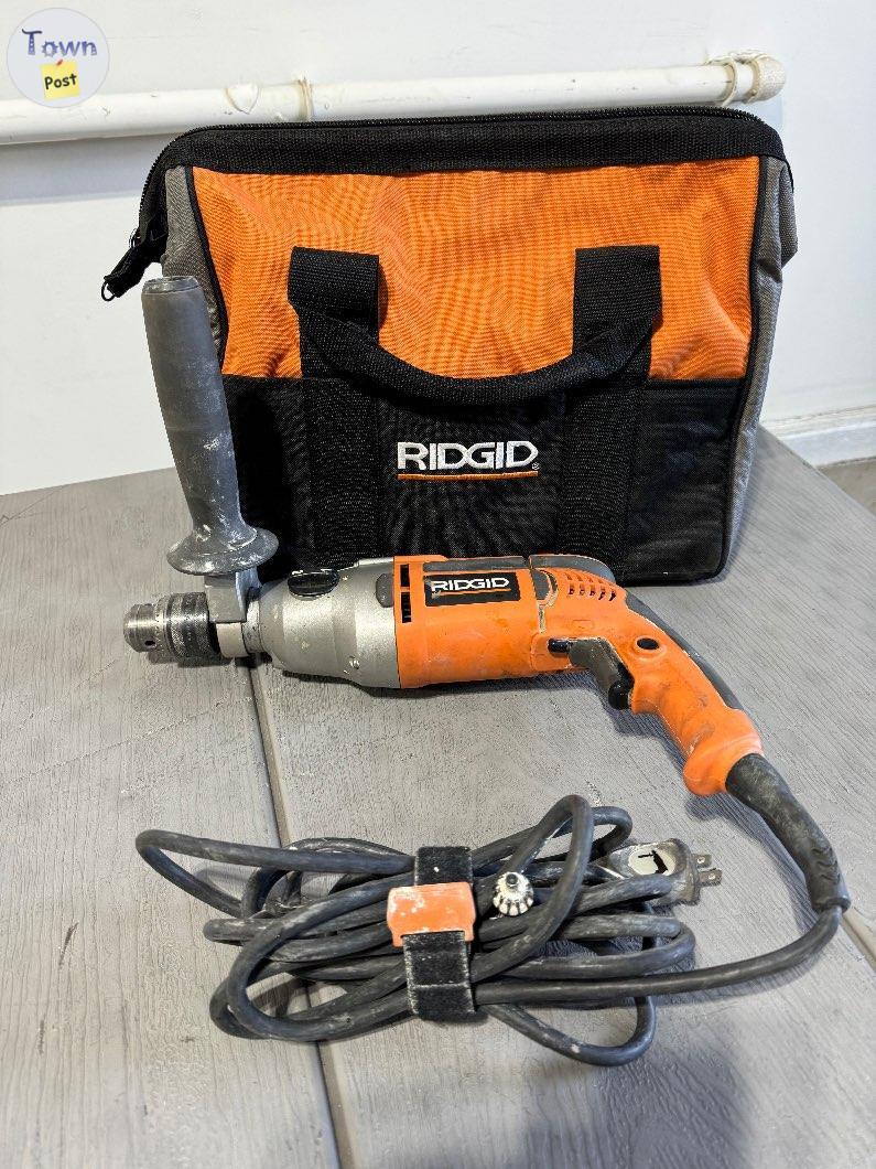 Photo of Ridgid heavy duty 1/2” 2 speed hammer drill