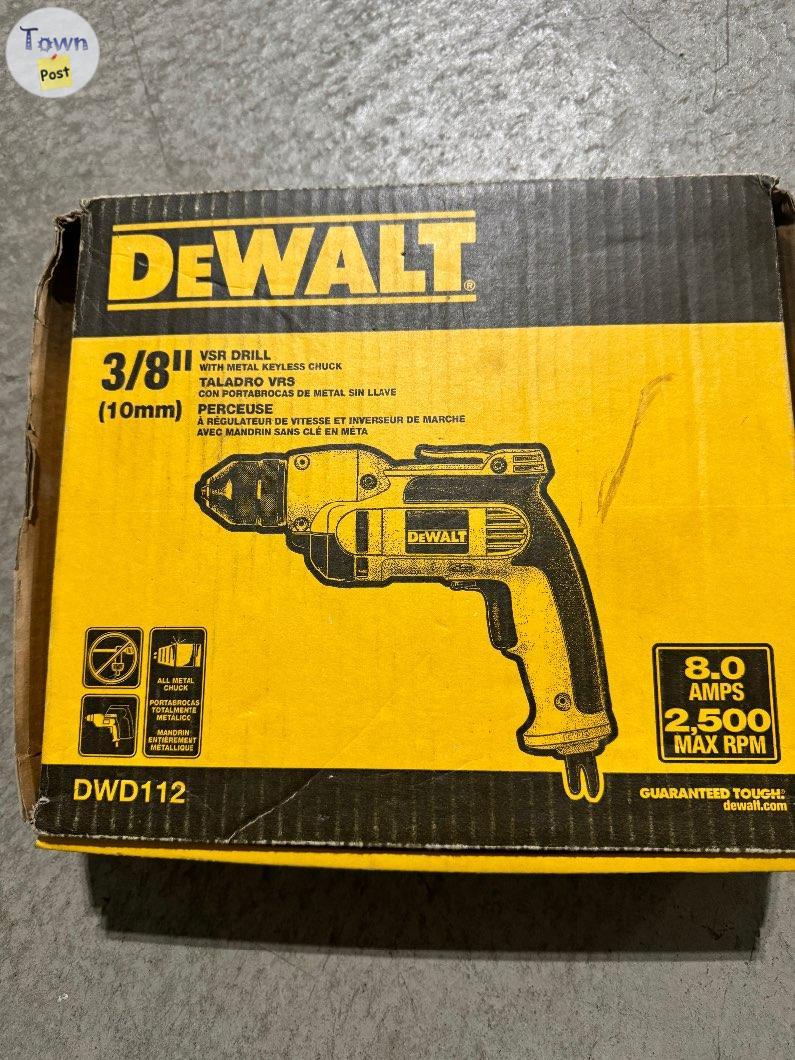 Photo of DeWALT 3/8” drill 