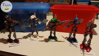 Photo of 5 Lego Bionicles, see ad for individual prices and photos, $80 for all - 1