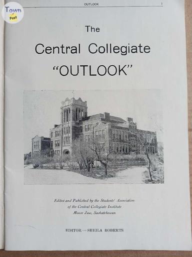 Photo of CENTRAL COLLEGIATE YEARBOOK, MOOSEJAW, SK 1954-1955 - 2