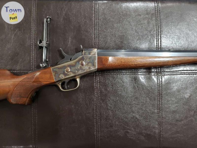 Photo of Pedersoli Rolling Block .45-70 Govt. Single Shot Rifle (Case-Colour Hardened)