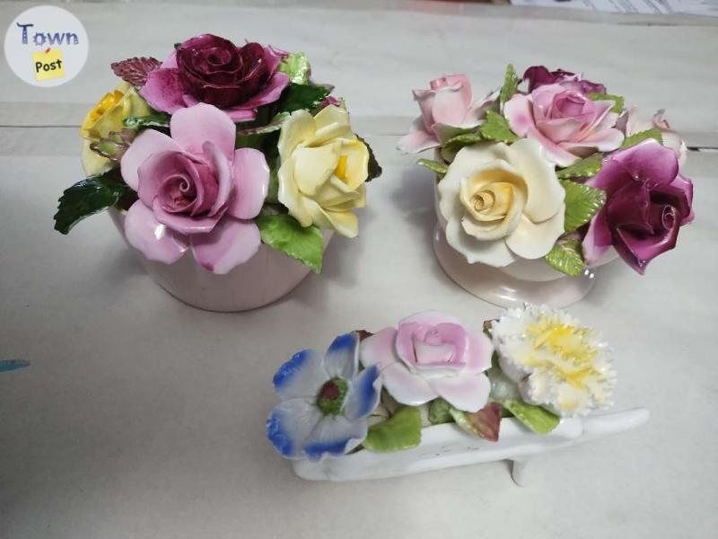 Photo of Bone china flower pots