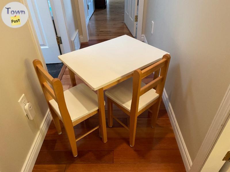 Photo of Children’s table and chairs