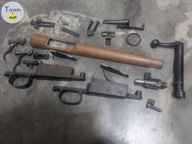 Photo of Garand + Swedish Mauser + P14 parts - 2