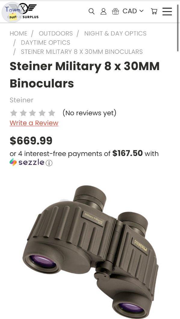 Photo of Binoculars Steiner Military Grade 8x30