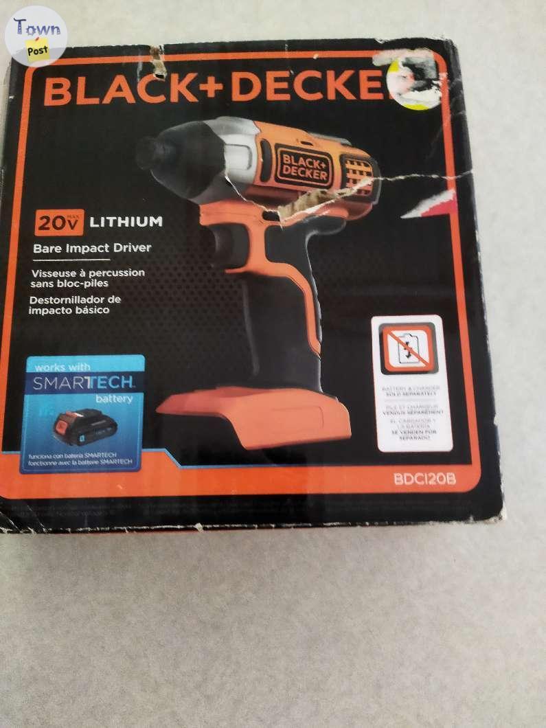 Photo of Black and Decker 20 volt cordless tool 