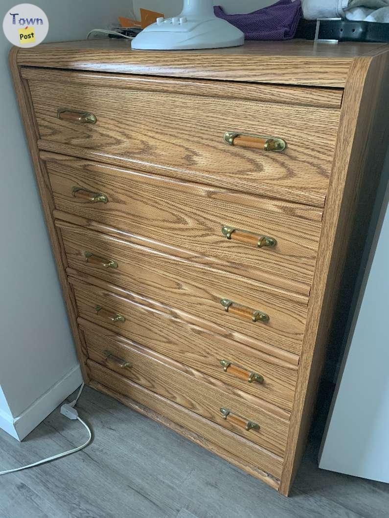 Photo of 5-Drawer Wooden Dresser