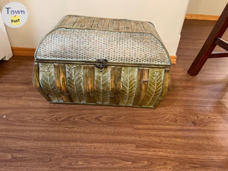 Photo of Bamboo & Wicker Treasure Chest 