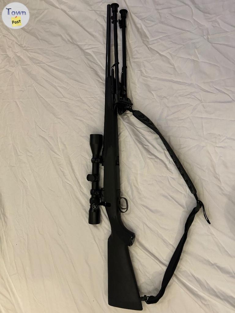 Photo of Savage 11 .243 w/ scope, sling, & bipod