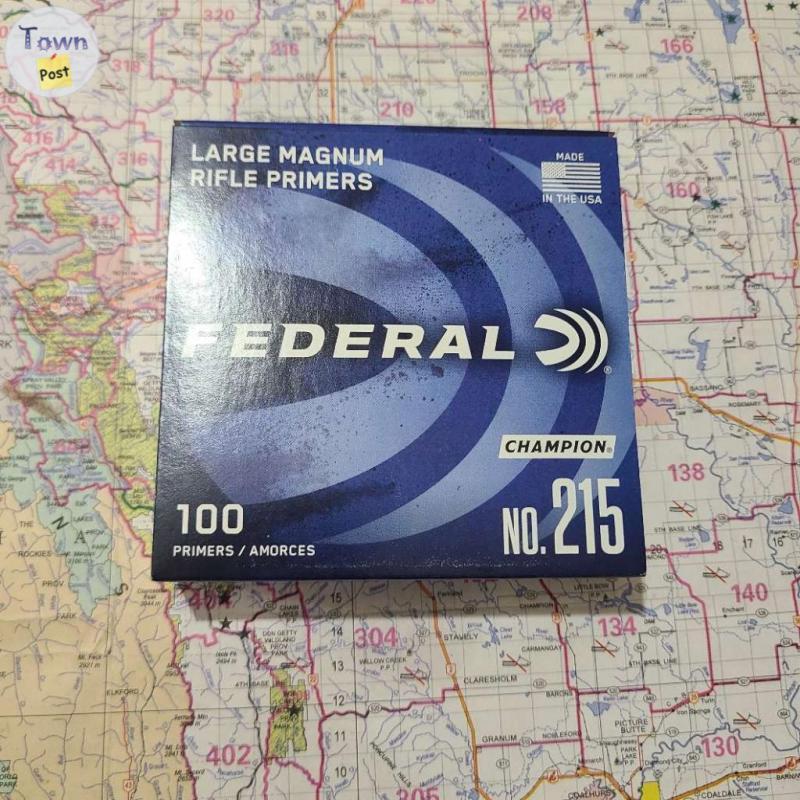 Photo of Federal 215 Large Rifle Magnum Primers 