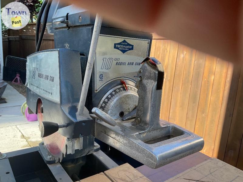 Photo of 10” Radial Arm Saw Eaton Tecomaster 