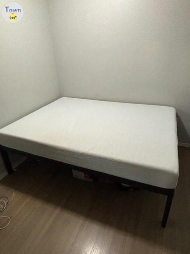 Photo of Full size bed frame and mattress - 2