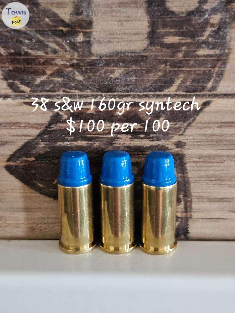 Photo of F/s 38 s&w 160gr syntech 