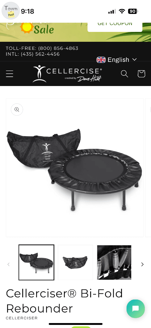 Photo of Cellerciser trampoline 