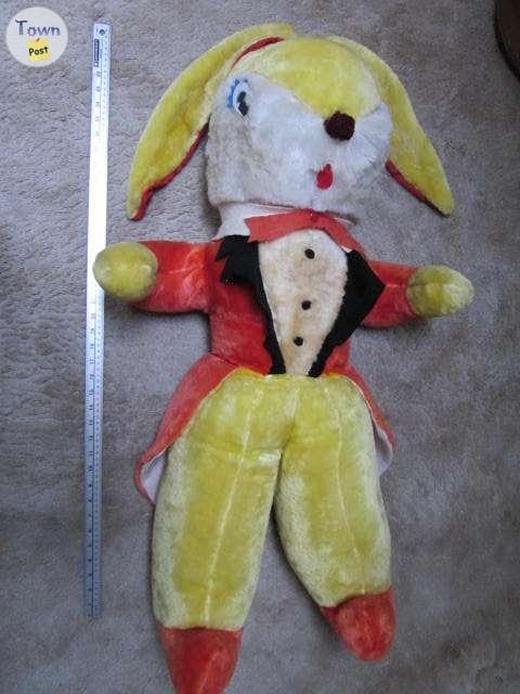 Photo of VINTAGE 1960'S GANZ BROS PLUSH 3 FOOT  RABBIT