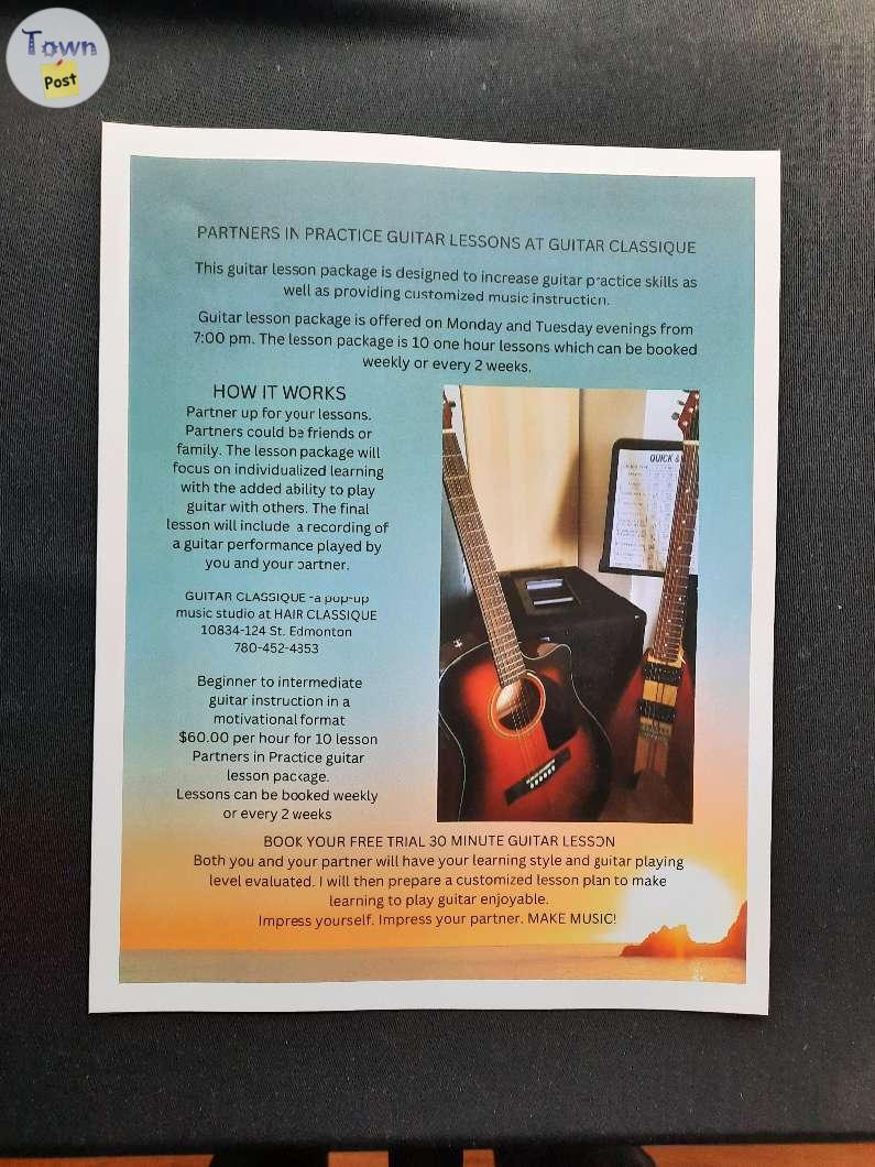 Photo of Guitar lessons-Partners in Practice Guitar Lesson Package