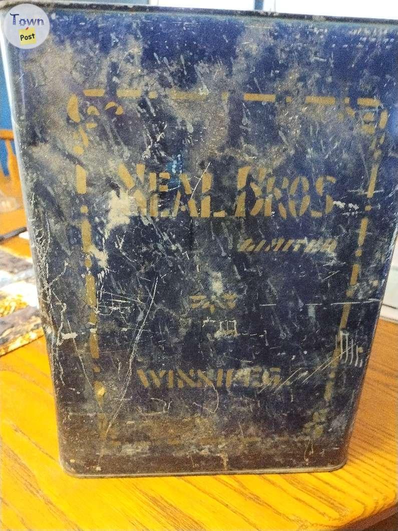 Photo of Vintage metal container 