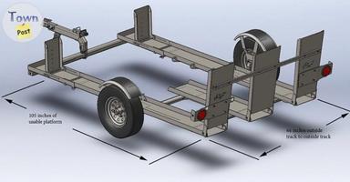 Photo of Canam Spyder Motorcycle Custom Trailer  - 2