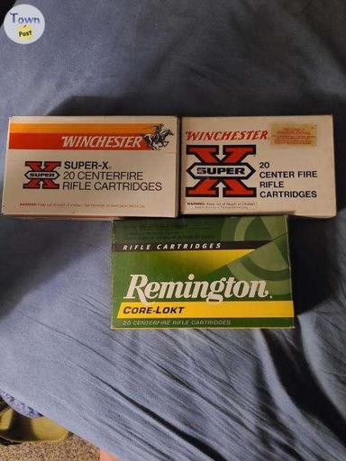 Photo of 3 boxes of 30-06 : 165gr, 180gr, 220gr - will trade for sabot slugs  - 1