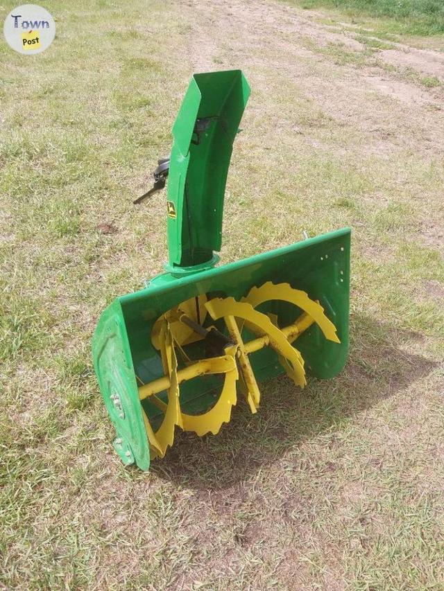 Photo of JD snowblower