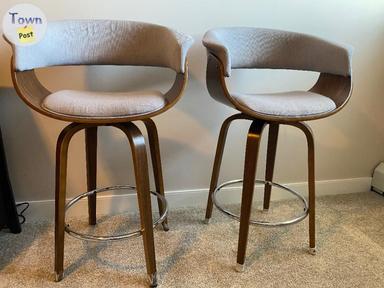 Photo of Two swivel kitchen chairs  - 1