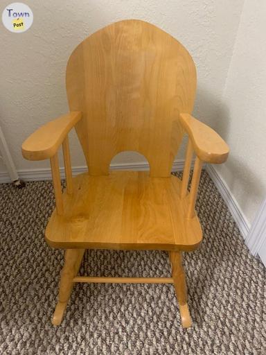 Photo of Childs Wooden Rocking Chair - 1