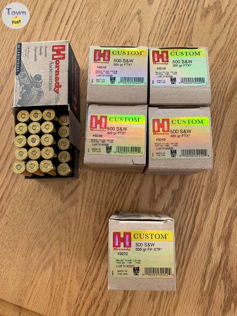 Photo of Hornady 500 S&W Ammo